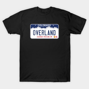 Colorado Overland License Plate T-Shirt